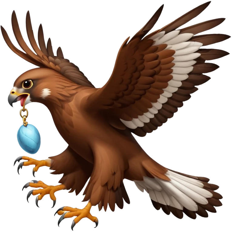 A thing catching a rabbit emoji