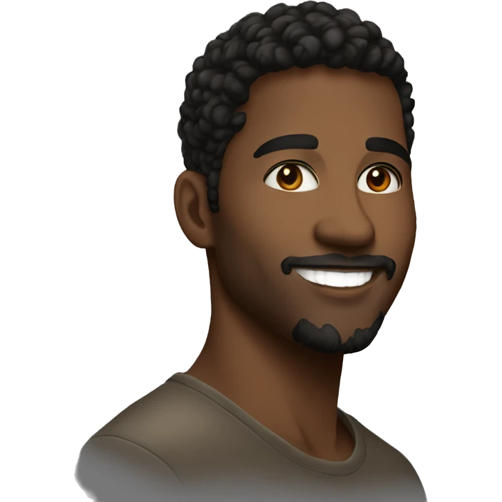 Portrait, American Male, Gay, Feminine 23	Black	Handsome features, soulful brown eyes, infectious smile	Aspiring musician emoji
