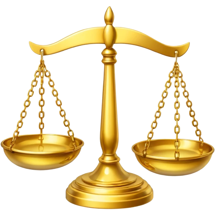 golden scales emoji