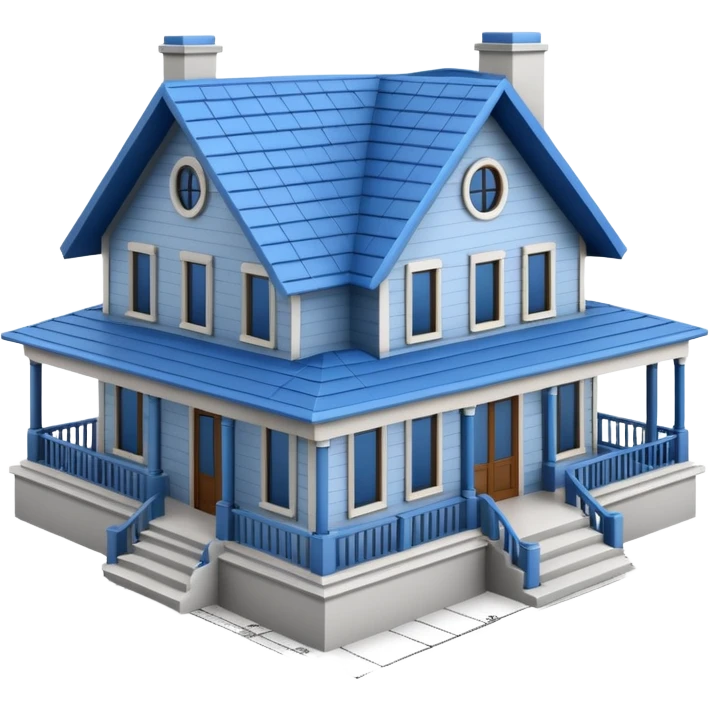 architect blueprints of a house  emoji