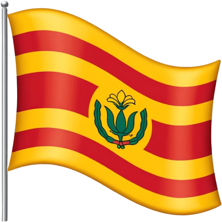 Karnataka flag without pole only the flag emoji