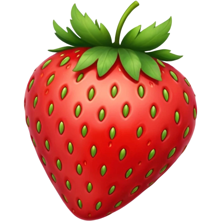 Una fresa pero en boseto emoji