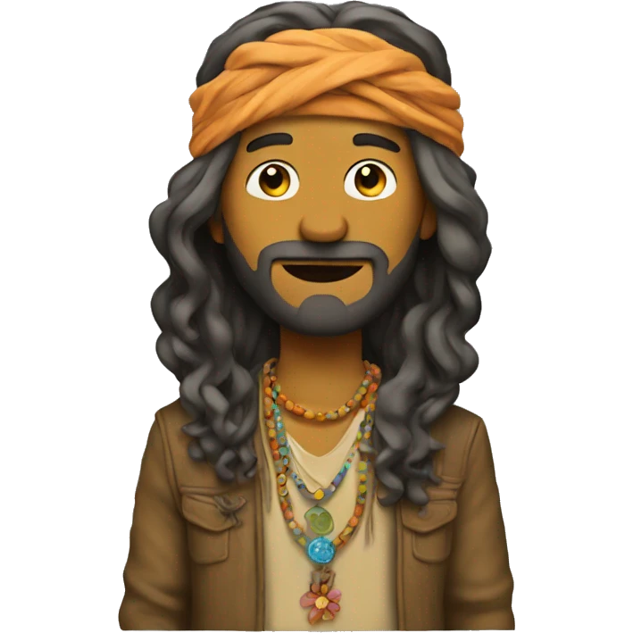 Hippie emoji