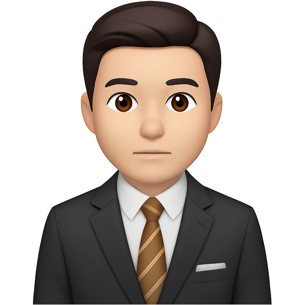 Change the facial expression to normal, keeping the same style as the reference image. emoji
