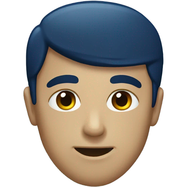 navy blue heart emoji