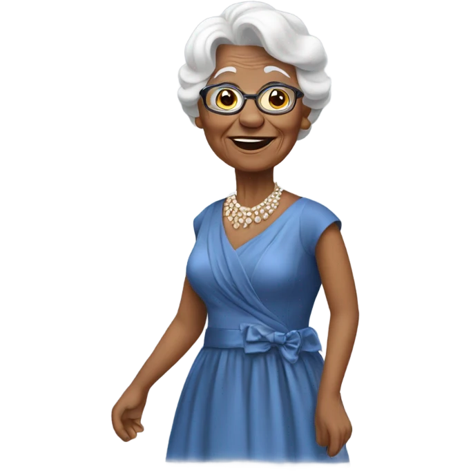 Old ladies going to prom emoji