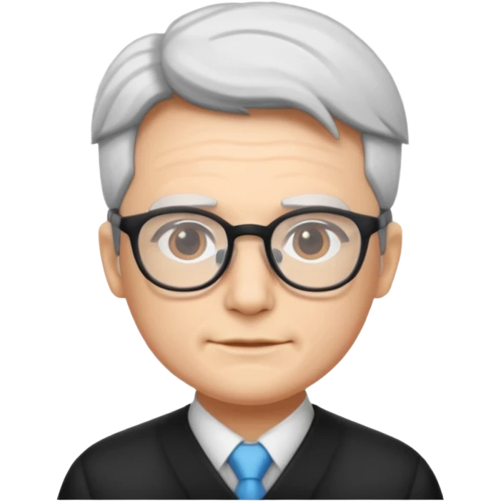 Gojo with glasses and no wrinkles emoji