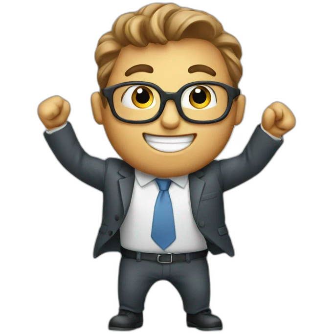 Excited accountant emoji