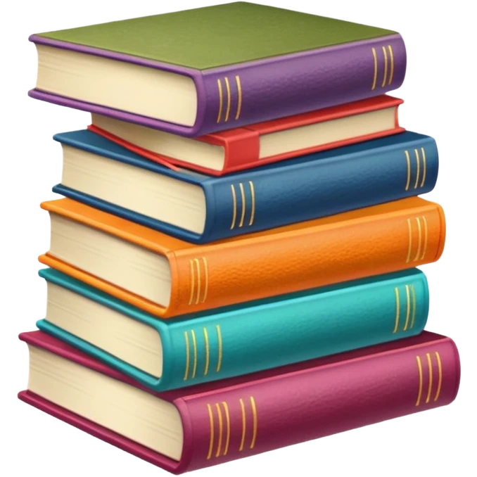 Modern books emoji