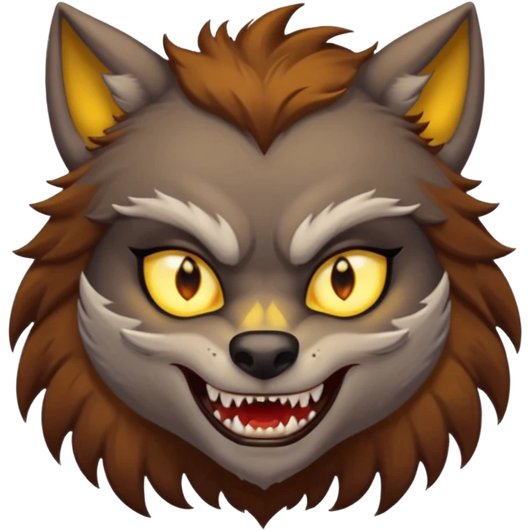girl werewolf emoji