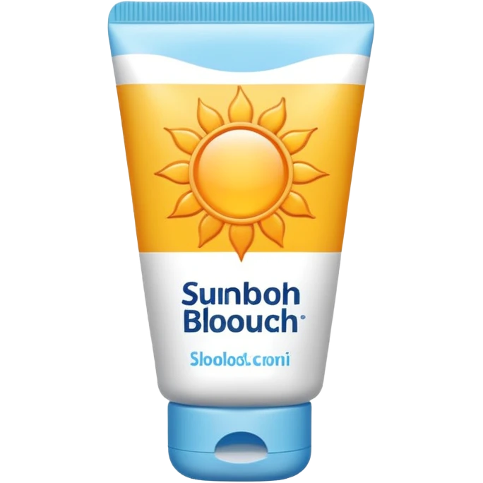 sunblock emoji