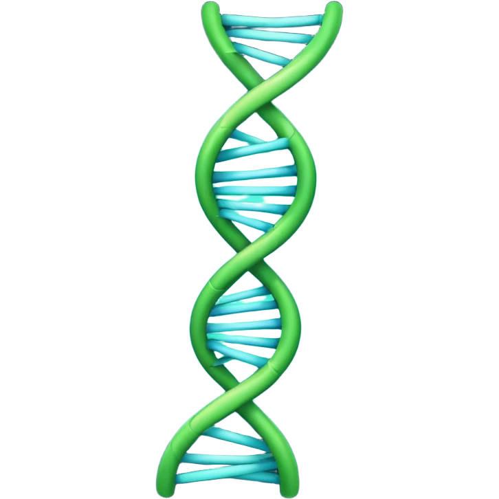 make me a DNA emoji unlike any already existing official one emoji