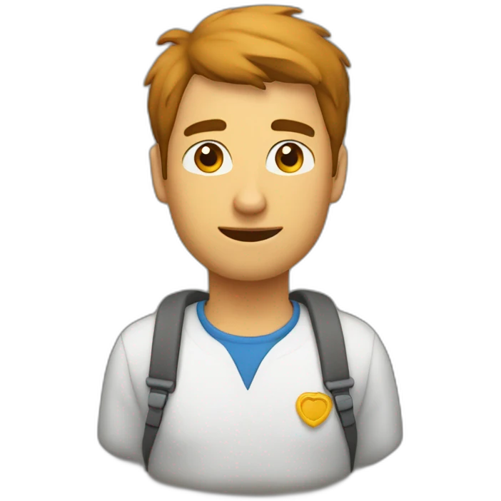 Un-homme-dans-une grotte-avec-un-ours emoji