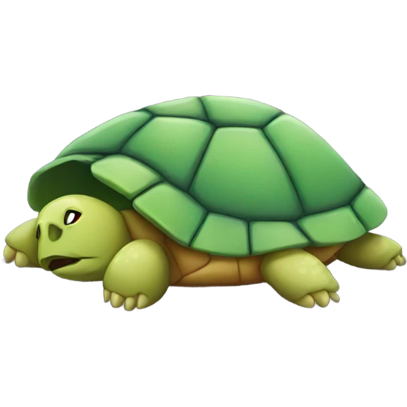 Turtle sleeping  emoji