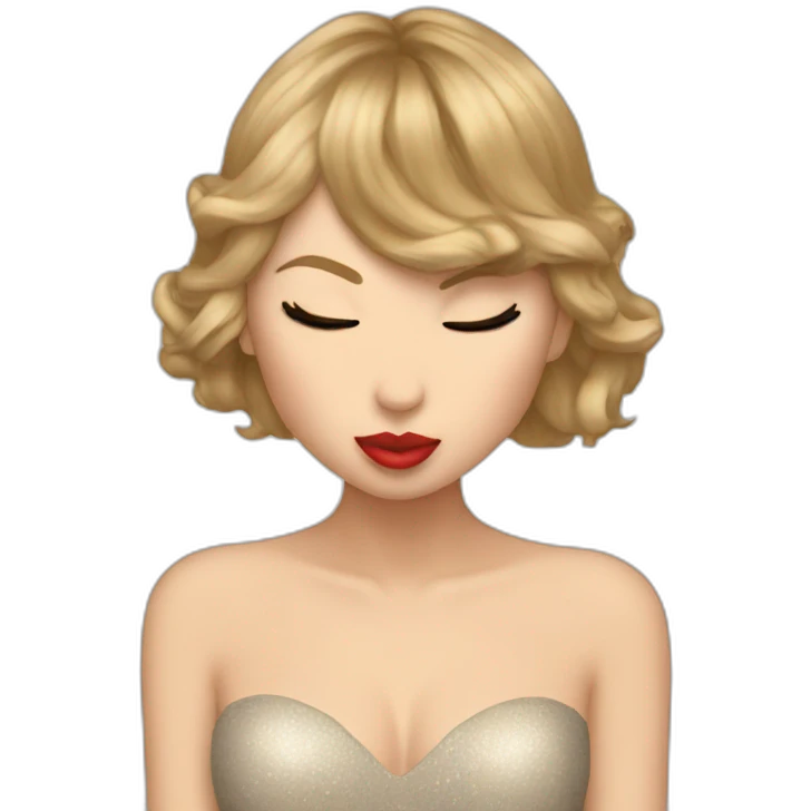 Taylor Swift kiss emoji