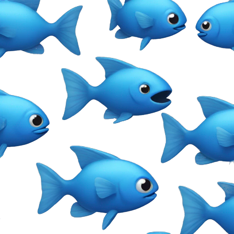 blue fish emoji