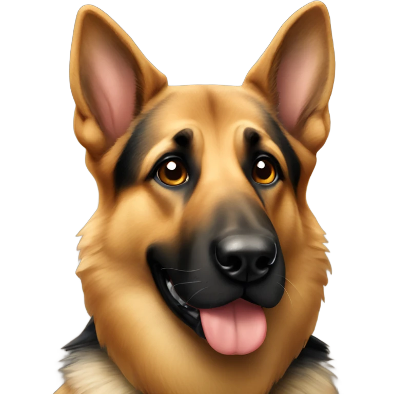 German shepherd  emoji
