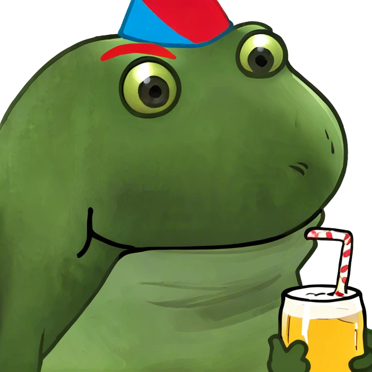 holding a beer emoji