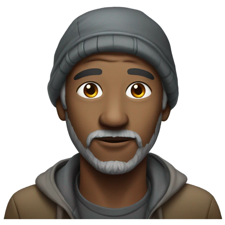Homeless man emoji