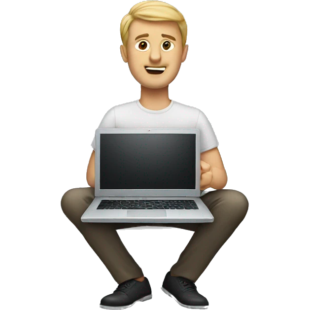 laptop man  emoji
