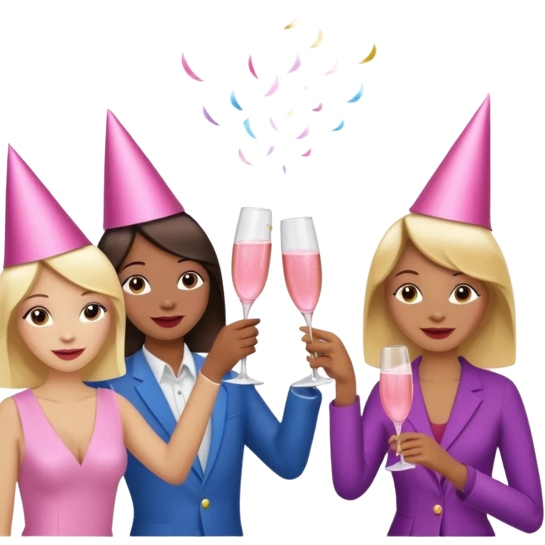 cheers spam pink champagne glases clink emoji