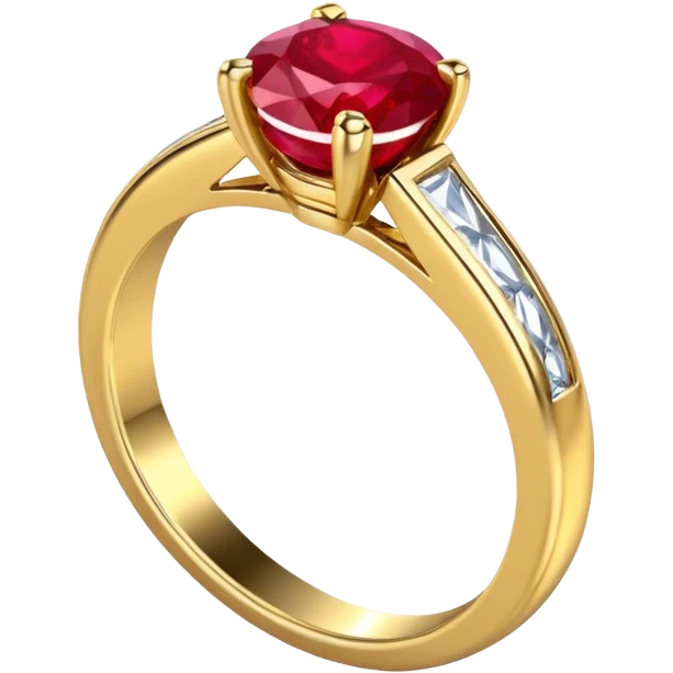 glitter rubi diamond married ring emoji