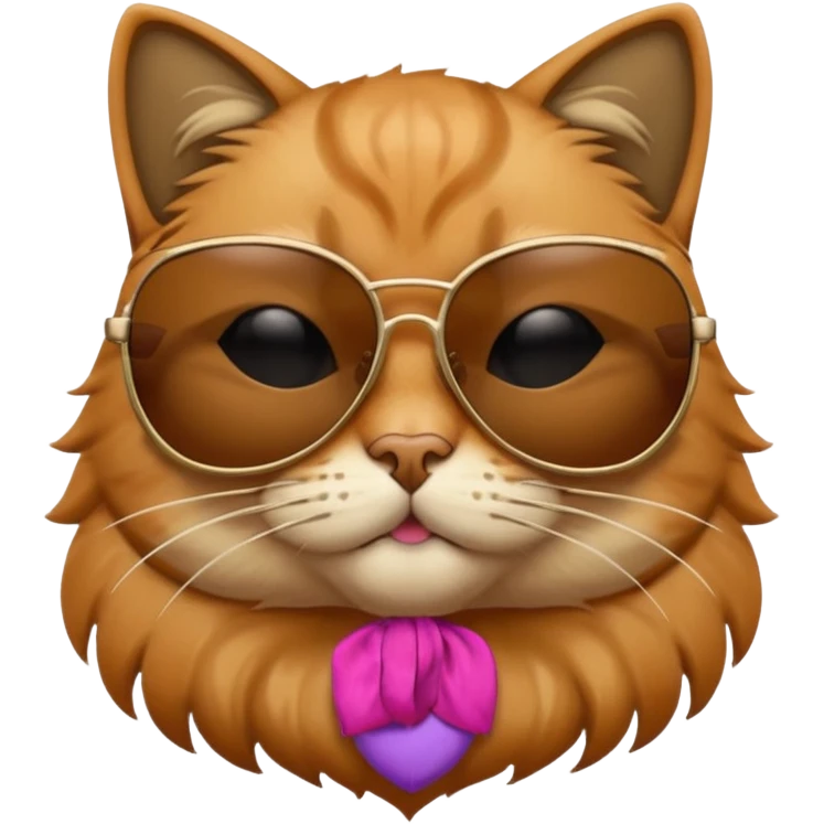 Cat wearing sunglasses emoji