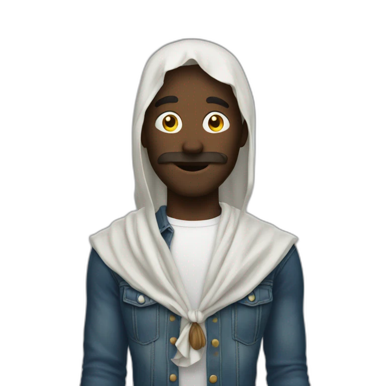 Jean messiah avec le voile emoji