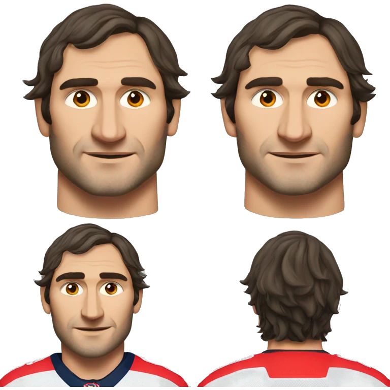 Alexander Ovechkin Realistic face emoji