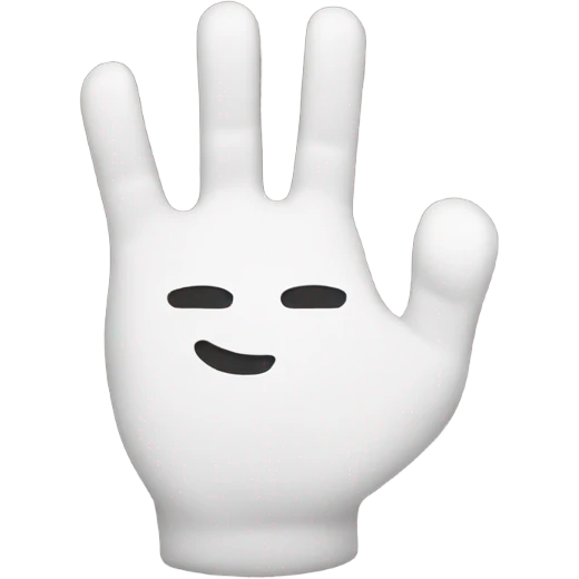 smile emoji with finger  emoji