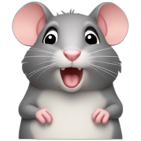 rat saying no emoji