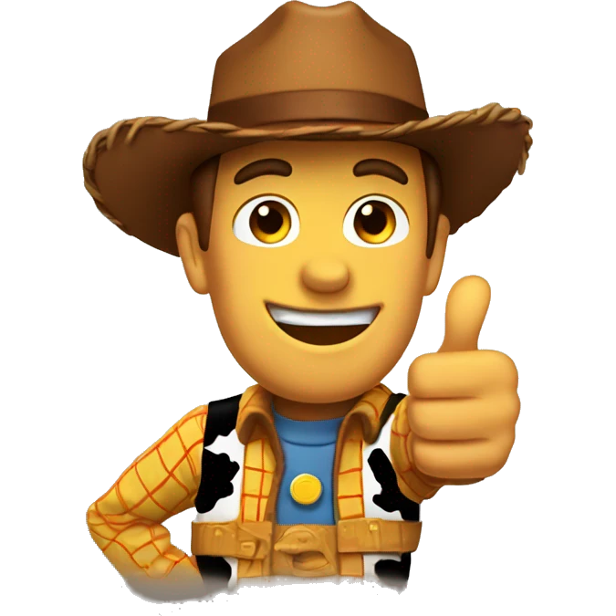 Woody thumbs up emoji