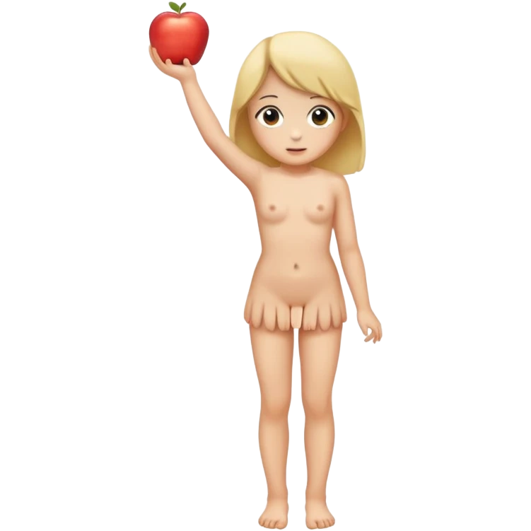 Naked schoolgirl emoji