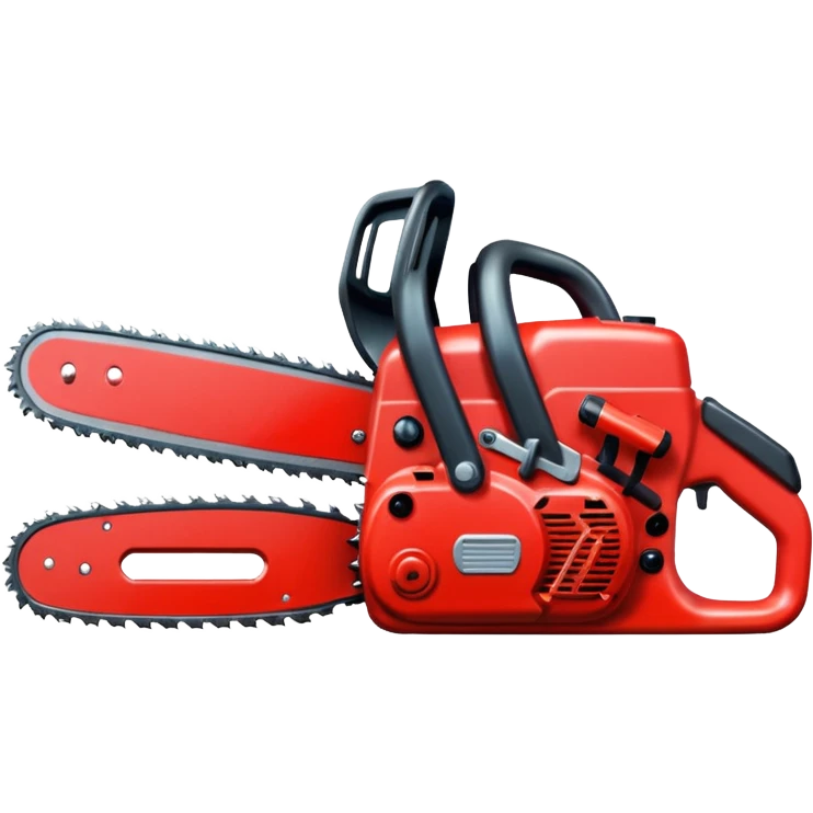Red chainsaw  emoji