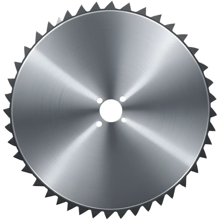 disk saw big sharp emoji