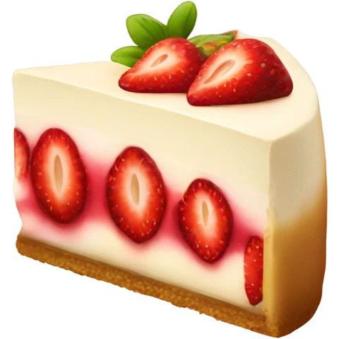 Strawberry Cheesecake emoji