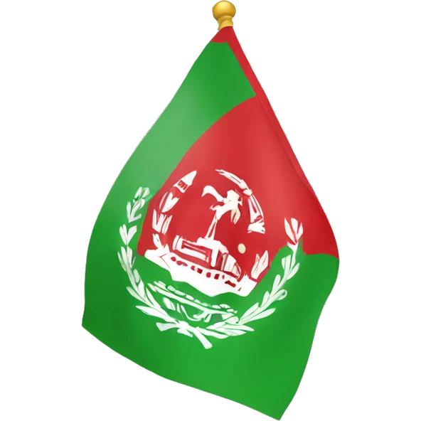 Old afghan flag emoji