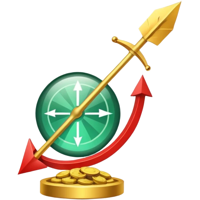 ROI with an arrow showing increase emoji