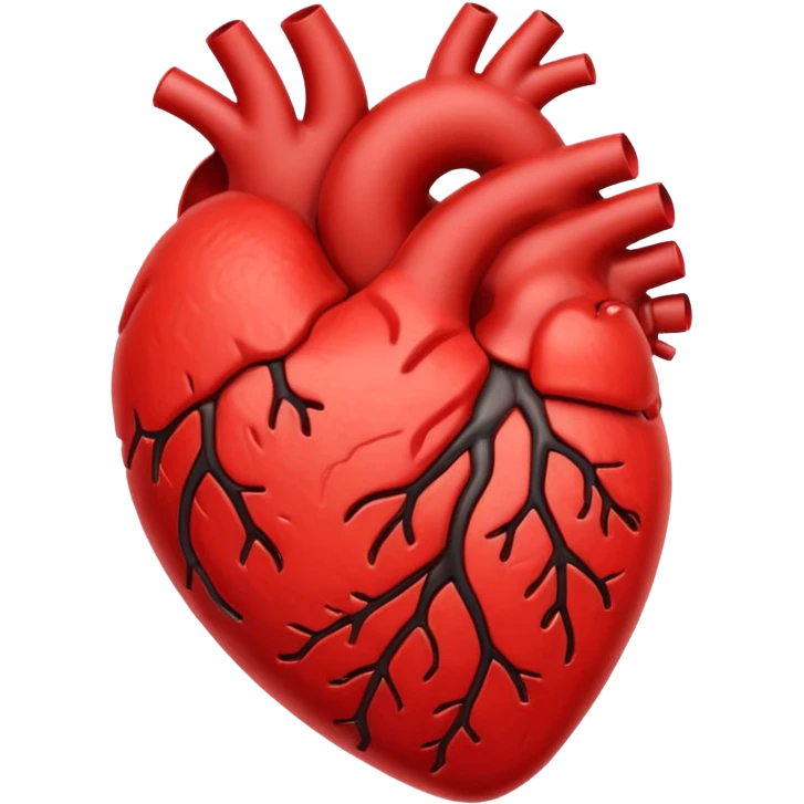 red beating heart emoji