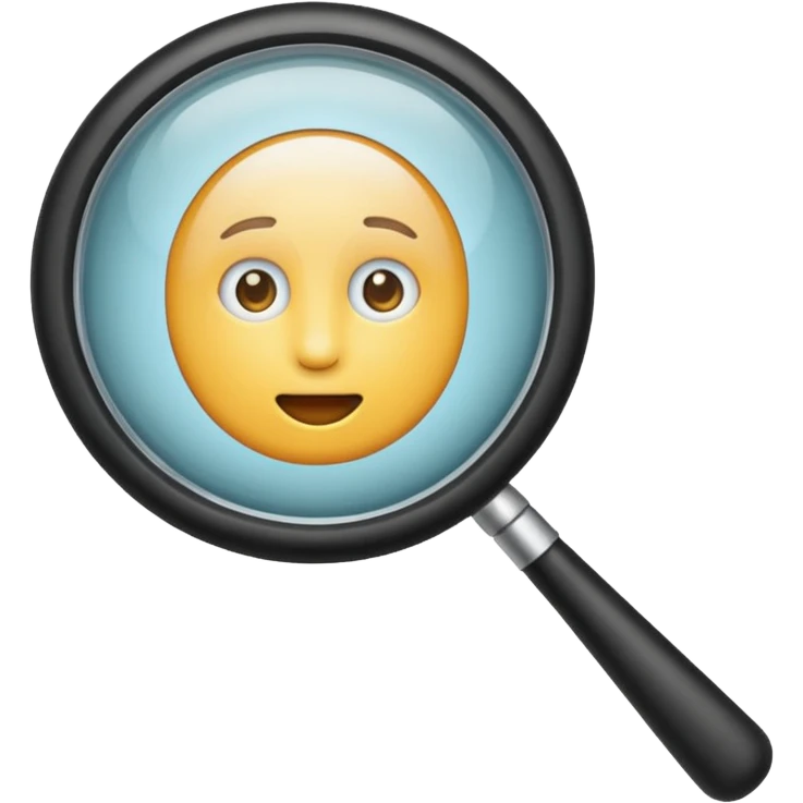 magnifying glass emoji