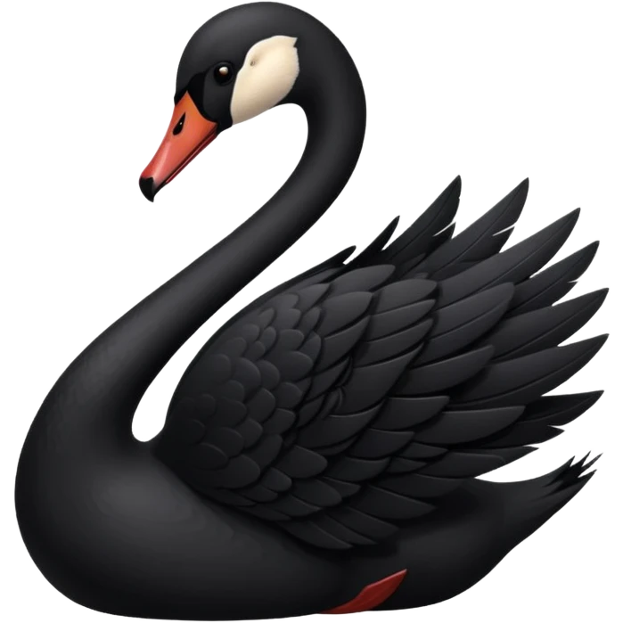 Black swan emoji