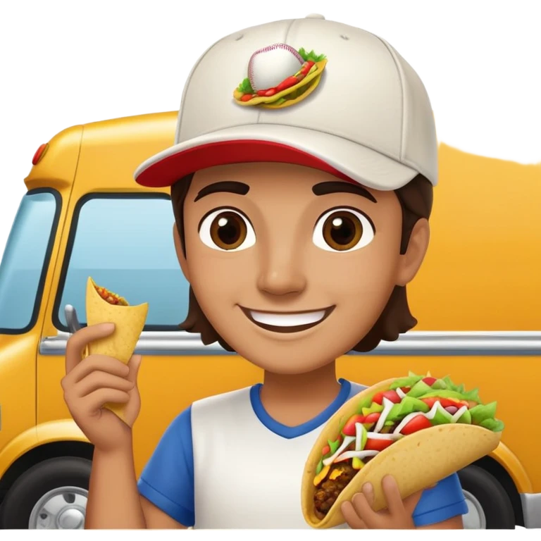 hispanic at taco truck emoji