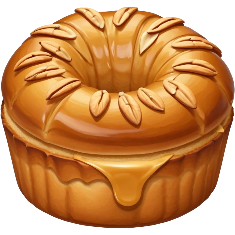 French kougelhopf with almonds on the top emoji
