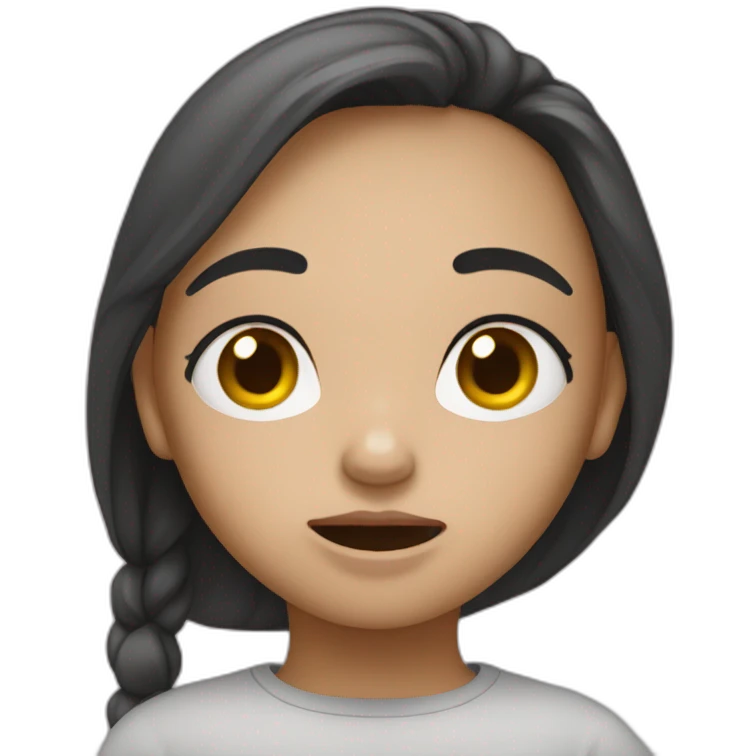 fille qui convulse emoji