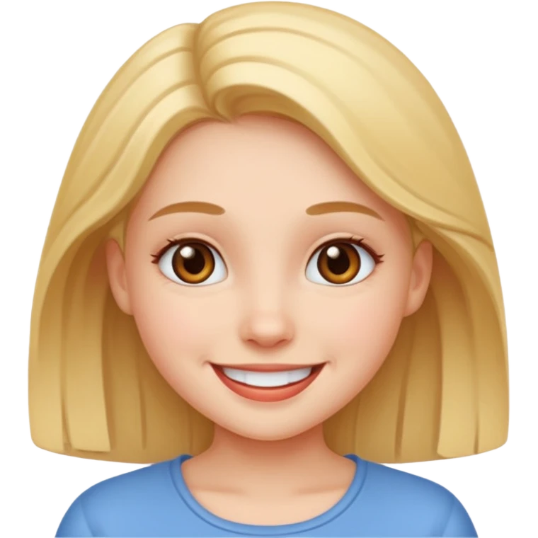 Imoji cute gril emoji