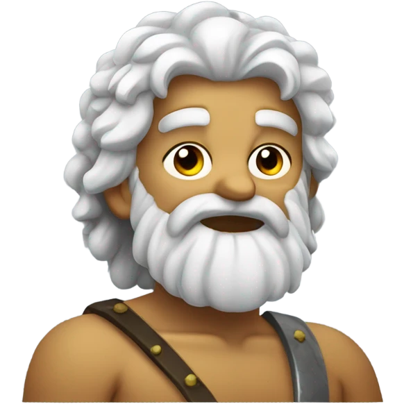 Zeus drinking burbon emoji