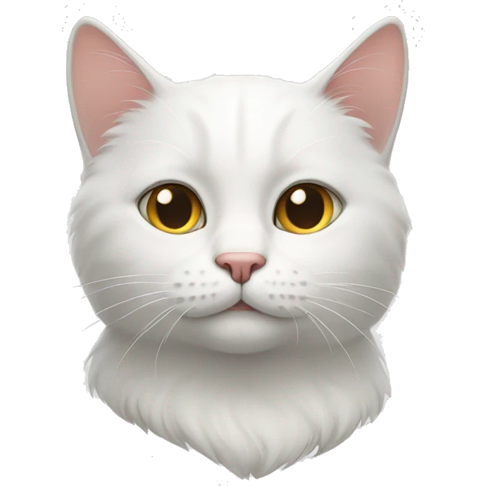 white cat emoji