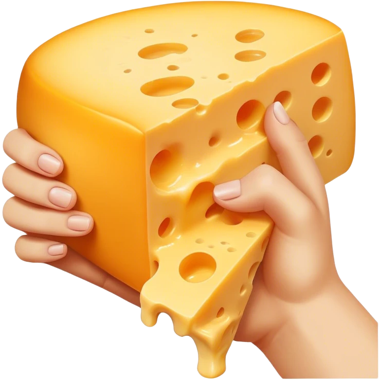 Squeezing Cheese emoji