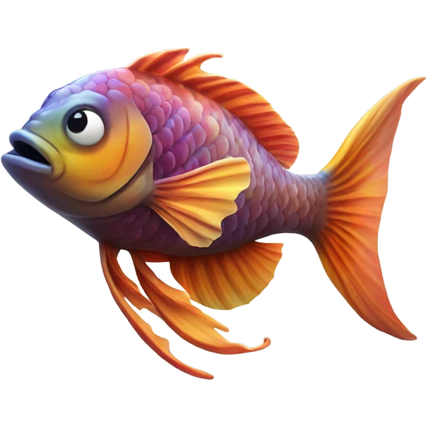 fish with a horn emoji