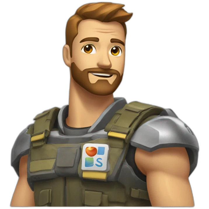 Un roux entrain de faire le sigma emoji